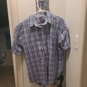 Chaps Men's Blue Plaid Shirt